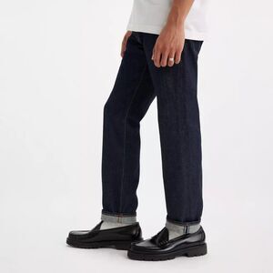 Levi's Men's Made & Crafted 502 Taper Selvedge Resin Rinse Big E Jeans 32x30